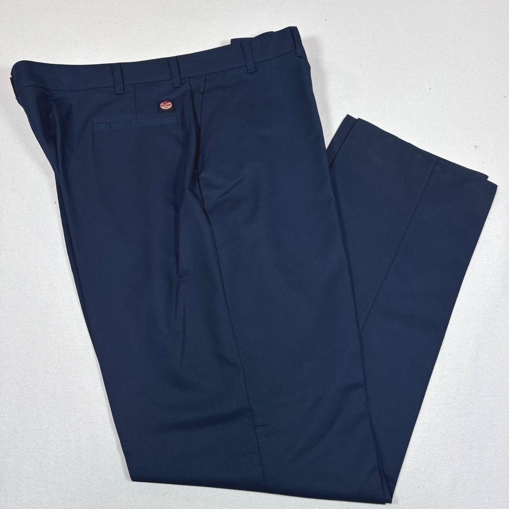 Red Kap Mens Navy Blue Work Pants Straight Leg Size 46 x 36U Industrial NWOT
